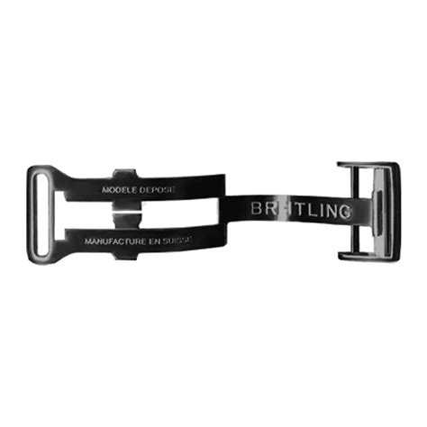 breitling blacksteel m20d|M20D Breitling Black Steel Deployment Buckle .